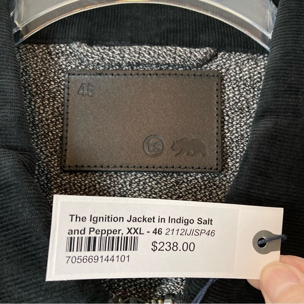 Taylor Stitch The Ignition Jacket in Indigo Salt & Pepper full zip chore jacket - Picture 10 of 12